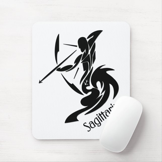 Sagittarius Zodiac Symbol und Zeichen Mousepad (Mit Mouse)