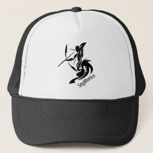 Sagittarius Zodiac Symbol und Zeichen Truckerkappe