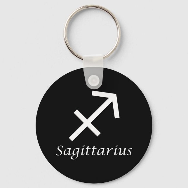 'Sagittarius' Zodiac-Zeichen Schlüsselanhänger (Vorderseite)