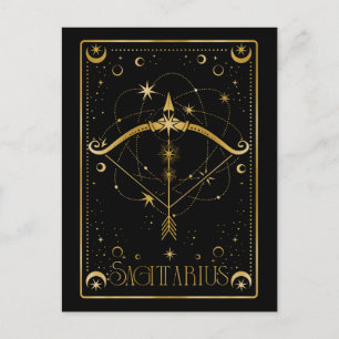 Sagittarius-Zodiaksymbol Postkarte