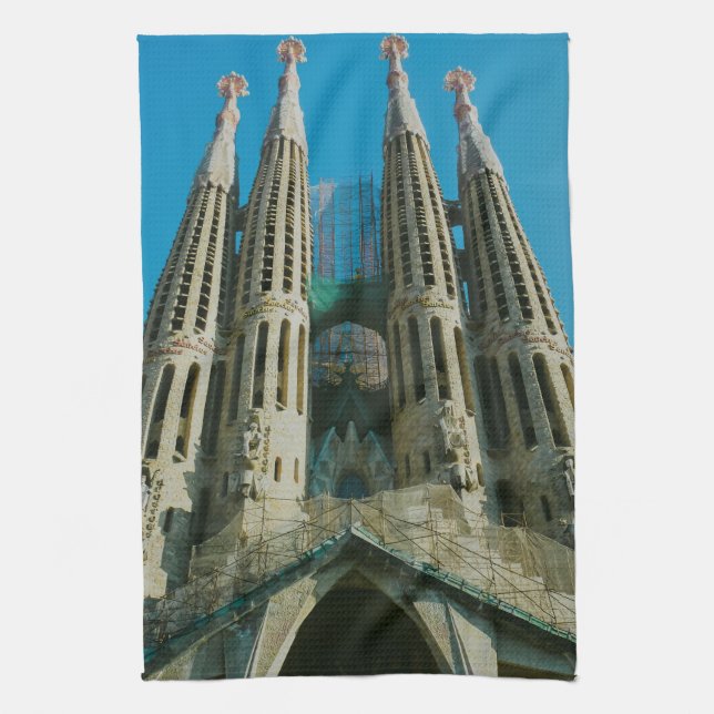 Sagrada Familia, Barcelona Handtuch (Vertikal)