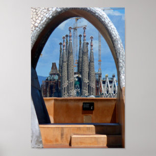 Sagrada Familia Barcelona Katalonien Spanien Poster
