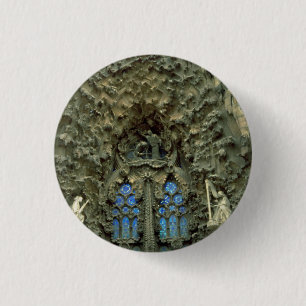 Sagrada Familia, Barcelona, Spanien Button