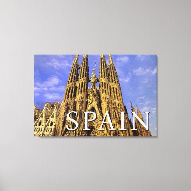 Sagrada Familia | Barcelona, Spanien Leinwanddruck (Vorderseite)