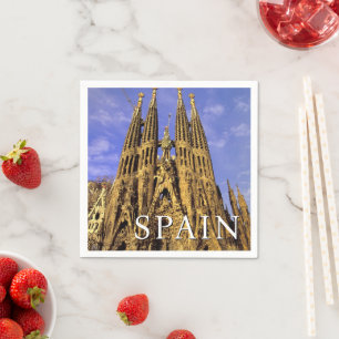 Sagrada Familia   Barcelona, Spanien Serviette