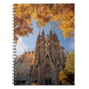Sagrada Família Carnet Ciel doré