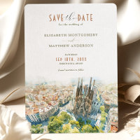 Sagrada Familia Charm Barcelona Rett-the-Date