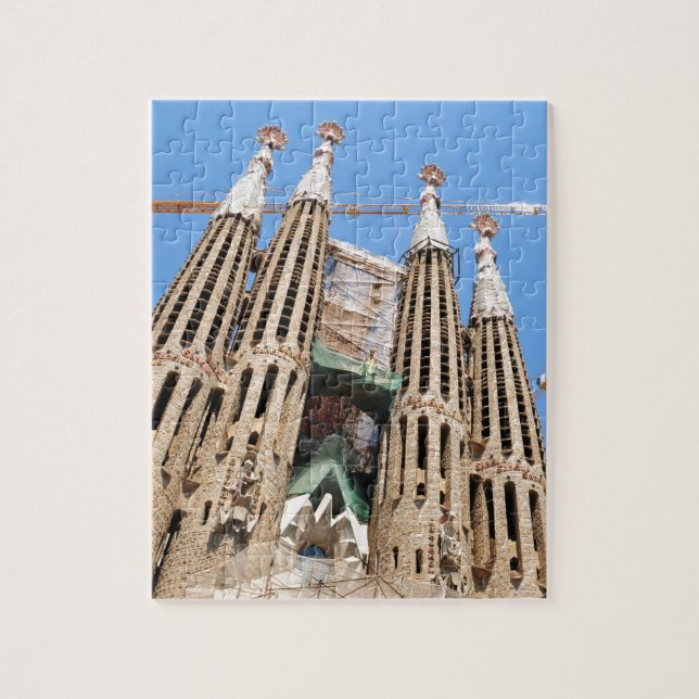 Sagrada Familia in Barcelona, Spanien (Vertikal)