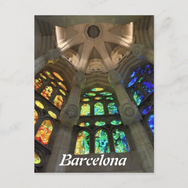 Sagrada Familia. Innen Postkarte (Vorderseite)