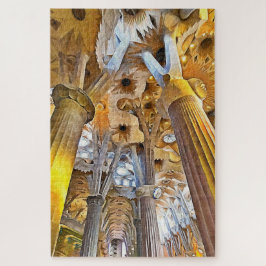 Sagrada Familia. Innenseite. Ansicht 16.
