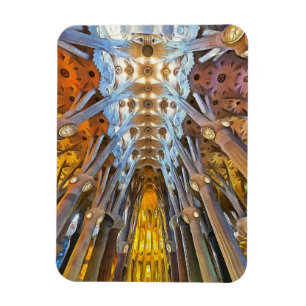 Sagrada Familia. Innenseite. Ansicht 21. Magnet