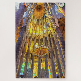 Sagrada Familia. Innenseite. Ansicht 22.