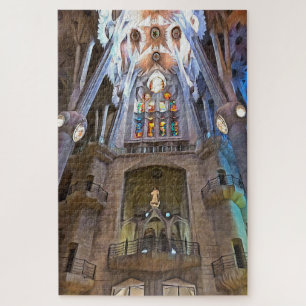Sagrada Familia. Innenseite. Ansicht 25.