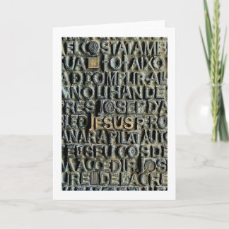 Sagrada Familia Jesus-Tür Feiertagskarte