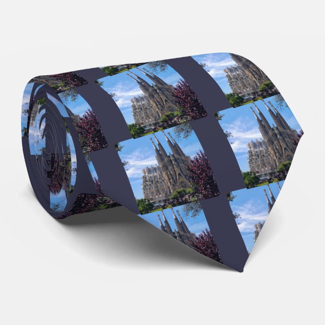 Sagrada Família Krawatte (Gerollt)