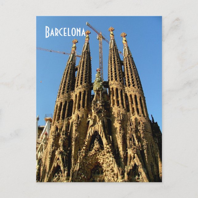 Sagrada Familia Postkarte (Vorderseite)