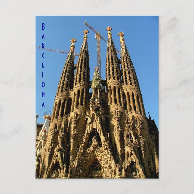 Sagrada Familia Postkarte (Vorderseite)