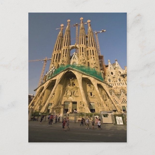 Sagrada Familia von Barcelona Postkarte (Vorderseite)