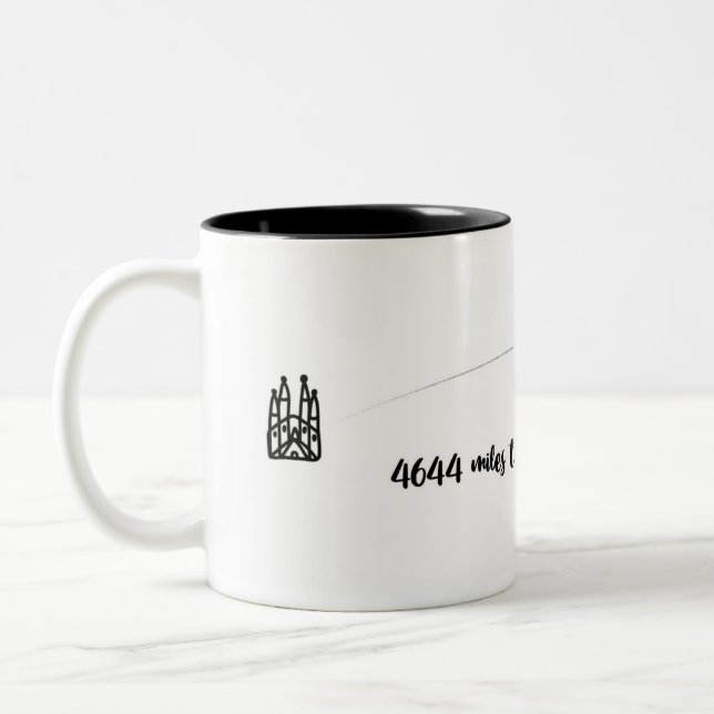 Sagrada Familia zur Main Street USA Tasse (Links)