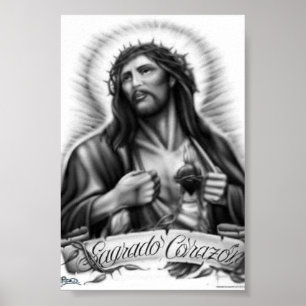 Sagrado Corazón Original Artwork Poster