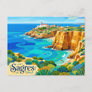 Sagres Portugal Postkarte