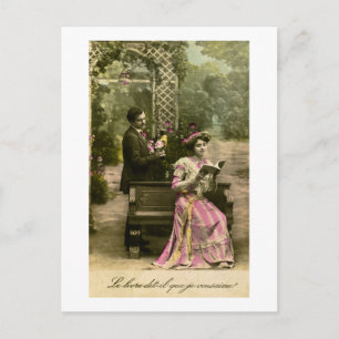 Sagt das Buch 'Ich liebe dich'? Postkarte