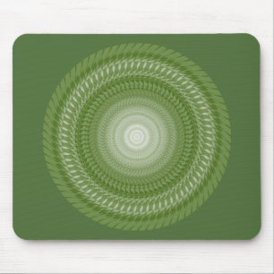 Sägt Mandala in Stämmen Mousepad