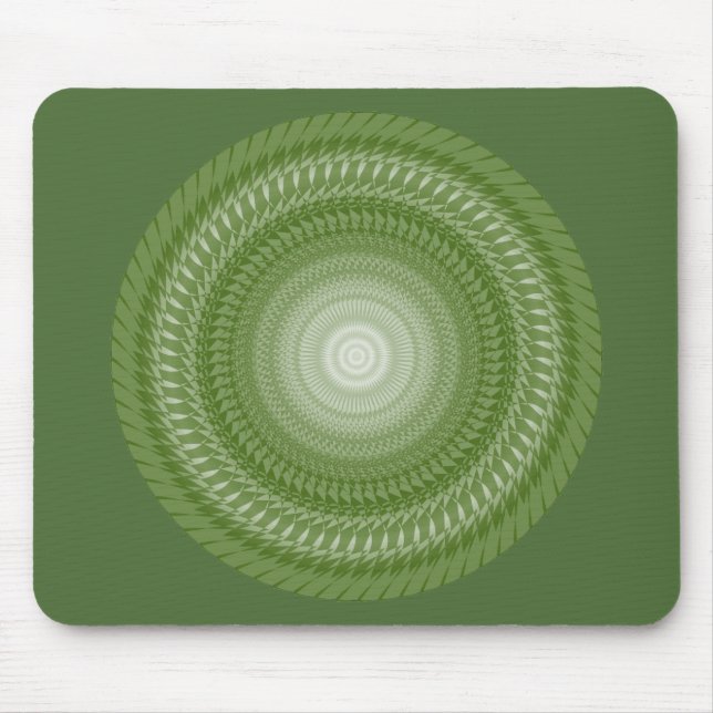 Sägt Mandala in Stämmen Mousepad (Vorne)