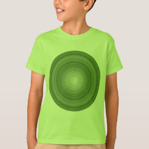 Sägt Mandala in Stämmen T-Shirt