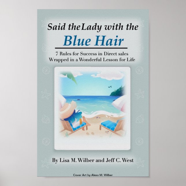 Sagte die Frau mit der blauen Hair - Poster (Vorne)