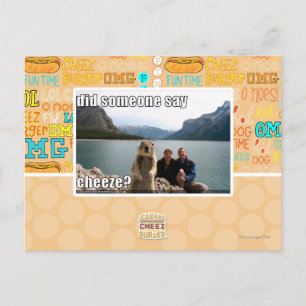Sagte jemand cheeze? postkarte