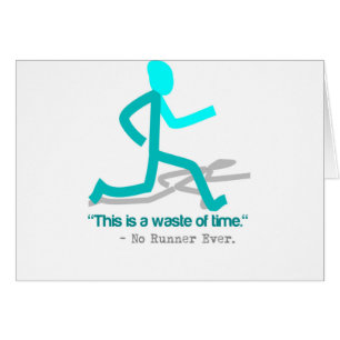 Sagte noch nie, dass kein Läufer