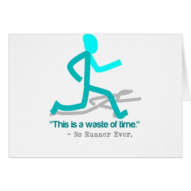 Sagte noch nie, dass kein Läufer (Vorderseite (Horizontal))