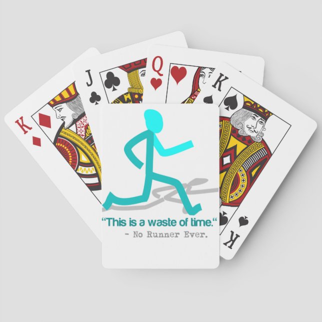 Sagte noch nie, dass kein Läufer Spielkarten (Rückseite)