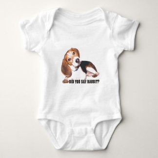 Sagten Sie Kaninchen? Beagle Baby Strampler