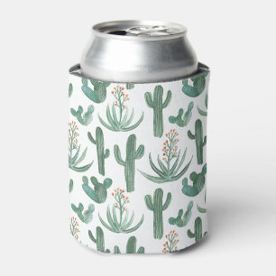 Saguaro Cactus Aloe Sukkulturelles Wasser Weiß Dosenkühler