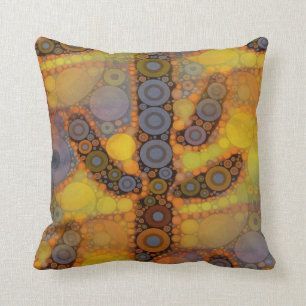Saguaro Cactus Mosaic Design Kissen