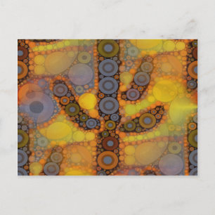 Saguaro Cactus Mosaic Design Postkarte