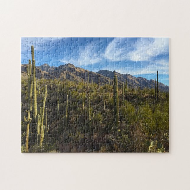 Saguaro Cactus National Park Arizonia. Jigsaw Puzz (Horizontal)