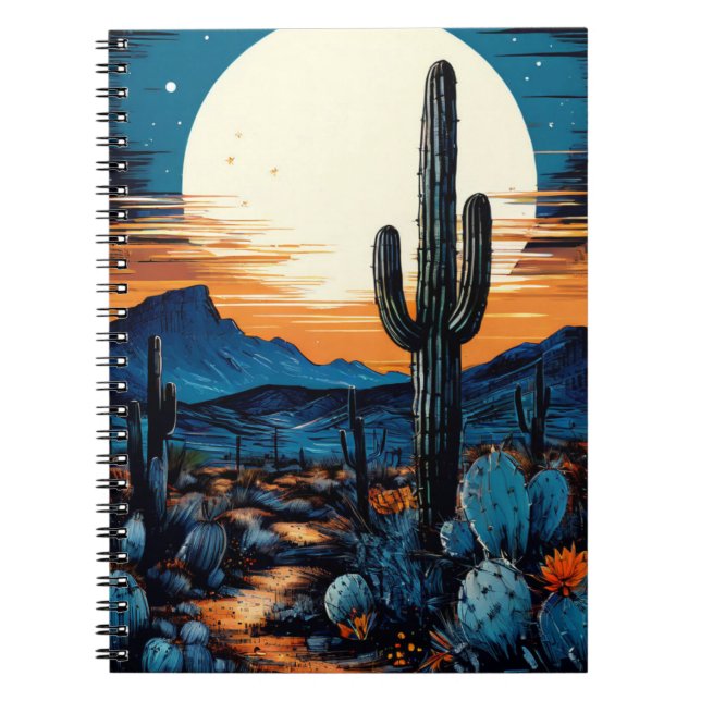 Saguaro Cactus | Notebook-Journal Notizblock (Vorderseite)