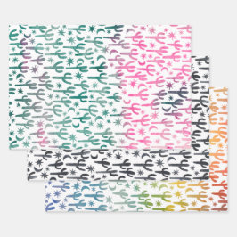 Saguaro Cactus Wüste Wasserfarbe Natur Botanisch Geschenkpapier Set