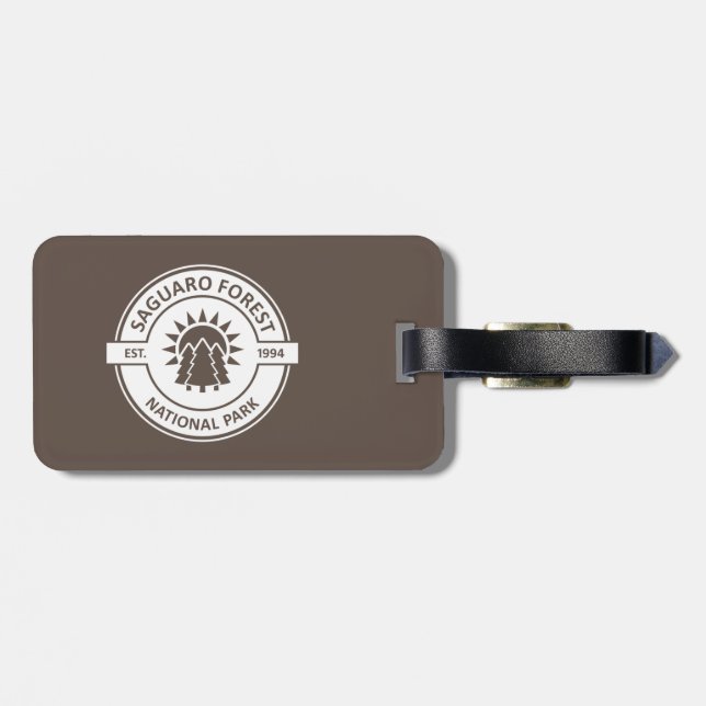 Saguaro Forest National Park Gepäckanhänger (Rückseite horizontal)