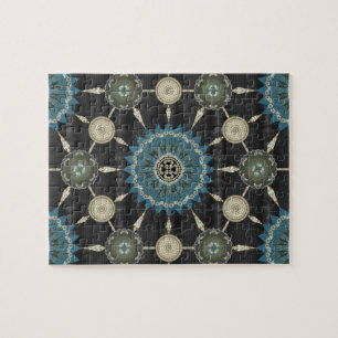 Saguaro-Kaktus-Mandala-Reihen-Puzzlespiel