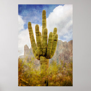 Saguaro-Kaktus Poster