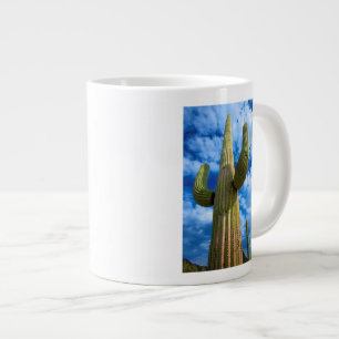 Saguaro-Kaktusporträt, Arizona Jumbo-Tasse