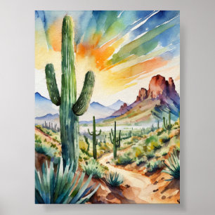 Saguaro Kunst, Dichtung und Musik Poster
