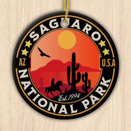 Saguaro National Park Arizona U.S. Keramik Ornament