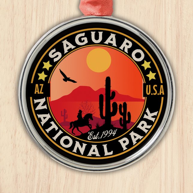 Saguaro National Park Arizona U.S. Ornament Aus Metall (Von Creator hochgeladen)