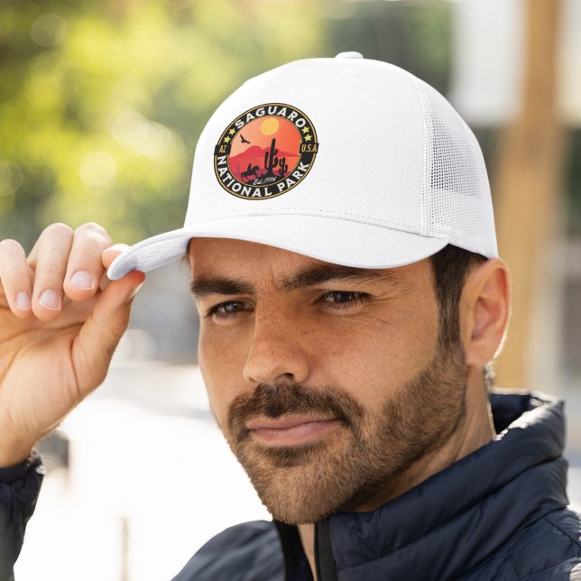 Saguaro National Park Arizona U.S. Truckerkappe (Von Creator hochgeladen)