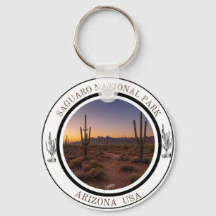 Saguaro National Park Arizona Wüstenuntergang Schlüsselanhänger